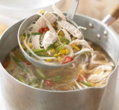Chicken and corn noodle soup | Australian Healthy Food Guide