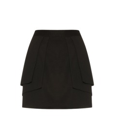 Pique Layered Peplum Skirt by Cue