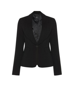 Crepe Roll Collar Jacket by Cue