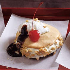 Banana Split Ice-Cream Sandwiches Comfort Food Recipe < 100 Healthy Dessert Ideas - Cooking Light