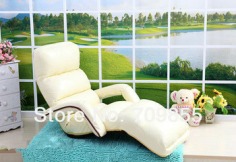 Free shipping  TA101 2  Comfy floor folding  PU leather  lounging chair, 2 Color Available-in Folding Chairs from Furniture on Aliexpress.com
