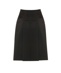 Scuba Sheen Pleat Skirt by Cue