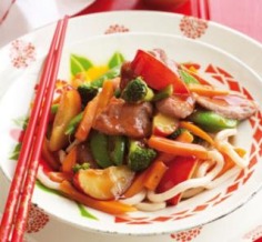 Pork and plum stir-fry | Australian Healthy Food Guide