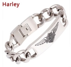 Free shipping feiying edition men's bracelets titanium steel punk fashion people man jewelry bracelet bangles men jewelry gift-inStainless Steel Bracelets from Jewelry on Aliexpress.com