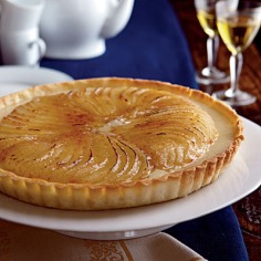 Roasted Pear Crème Brûlée Tart < 100 Healthy Dessert Ideas - Cooking Light