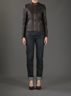 	Michael Michael Kors Quilted Leather Jacket - Eraldo - Farfetch.com
