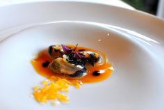 Pumpkin, Rock Mussels, and Mandarin Orange