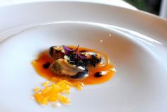 Pumpkin, Rock Mussels, and Mandarin Orange