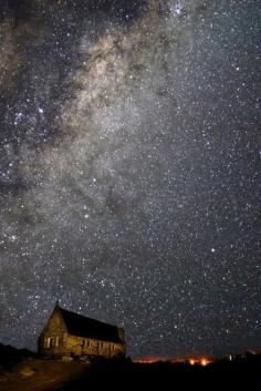 Starry night in Montana.