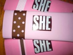 Hershey's Chocolate Bar Baby Shower Favor