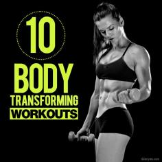10 Body Transforming Workouts--from strength training to cardio, we've got a stockpile!  #totalbody #transformation #workouts #skinnyms