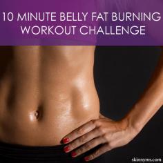 Take the 10 Minute Belly Fat Burning Workout Challenge and you'll be glad you did!! #flatbelly, #burnbellyfat, #absworkout, #abschallenge