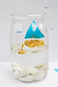 DIY: Cork Sailboat Aquarium
