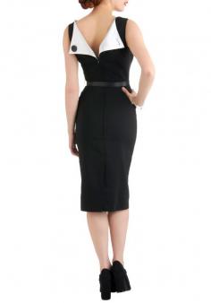 Folded Fatale Dress by Bettie Page - via ModCloth