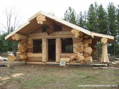 Ultimate Deer Camp - Awesome log ends/joins