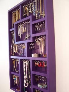 Jewelry Organizer For The Wall, Display Your Jewelry, Jewelry Box $128.00