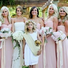 I need a moment to process this adorable flower girl/puppy situation
