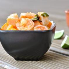 Thai Red Curry with Shrimp & Mango Recipe