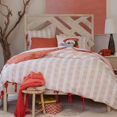 Abstract Fretwork Bed #westelm