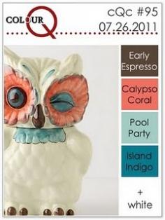I have this owl. Replace the Island color with gold and I think is e my kitchen color scheme!