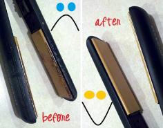 how to clean your flat iron - this really works!