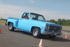 #Blue Chevy pickup on the 2012 #HRPT