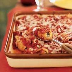Artichoke, Spinach, and Feta Stuffed Shells Recipe