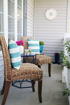 IHeart Organizing: A Mini Front Porch Refresh