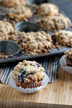 Greek Yogurt Blueberry Muffins