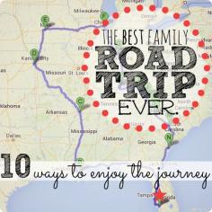 The Best Family Road Trip Ever. (10 ways to truly enjoy the journey) Great tips and awesome insight from a homeschooling mom who just finished a 29 day, 4,000 mile road trip with her family. Don't even think about planning a road trip without reading this post first!