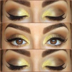 loving this look. i also am obsessed with golds on olive-tones and african-american skin. always pops and looks beautiful.
