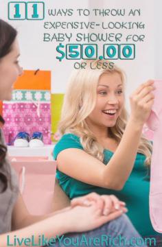 11 Ways to Throw a Baby Shower for Less than $50.00