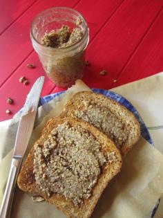 Pecan Coconut Butter with Ezekial Bread.