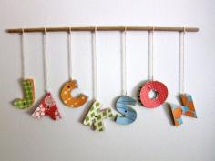 name mobiles - diy