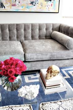 Grey couch