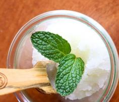 Face it: That 6 a.m. alarm stinks. Treat yourself on early mornings with this sense-stimulating peppermint scrub. It'll almost feel like six espressos.  1/4 cup grapeseed oil 2 tbsp spearmint essential oil 1/2 cup sugar