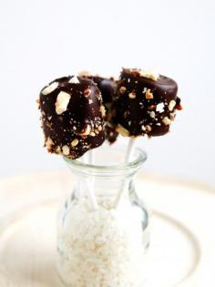 Rocky Road Marshmallow Pops