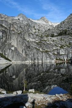 Thompson Peak & Wedding Cake Peak -- Trinity Alps - Photo by Gary Robertson