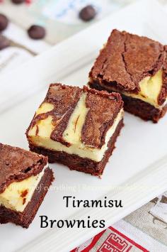 Tiramisu Brownies @RoxanaGreenGirl | A little bit of everything by RoxanaGreenGirl | Roxana's Home Baking, via Flickr
