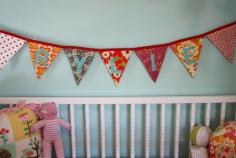 Cute Banner over crib