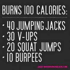 Twitter / BestProFitness: Burn 100 calories right now ...