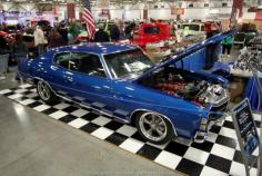 #blue Chevrolet Chevelle at the 2014 World of Wheels Milwaukee