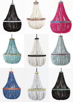 beaded chandeliers from marjorie skouras