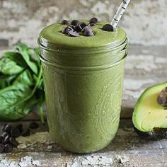 Mint Chocolate Chip Green Smoothie