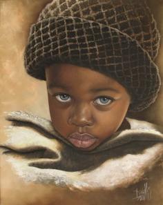Niño de África 53 Óleo sobre Lienzo 2011 40 x 50 cm