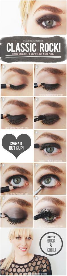 Beauty Inspiration | Back to the Basics! Try this for more of a "watercolor" finish that you can't get with eyeshadow!