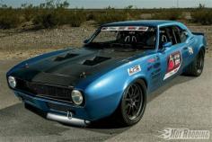 Karl Dunn's #blue 1968 Chevrolet Camaro at the 2013 #OUSCI