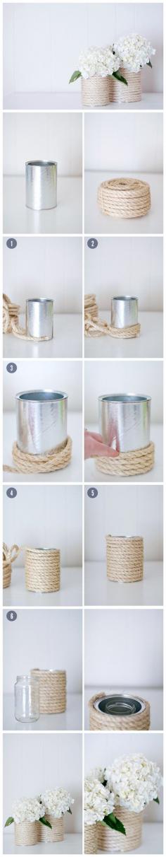DIY vases, cute and easy