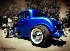 #blue #hotrod