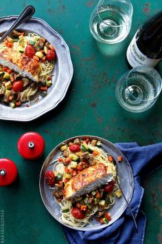 Halibut Ratatouille